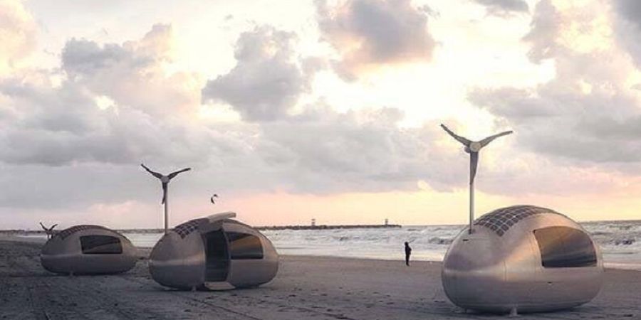 “اکو کپسول” خانه ی خورشیدی متحرک با کلیه امکانات زندگی