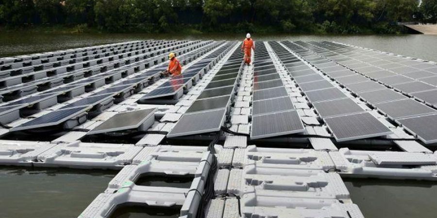 احداث نخستین نیروگاه خورشیدی شناور در کشور