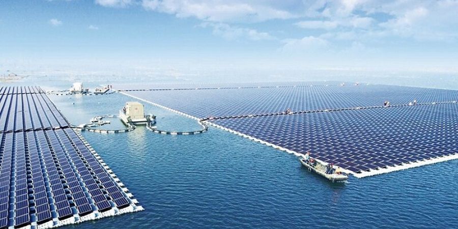 بزرگترین نیروگاه خورشیدی شناورجهان در چین