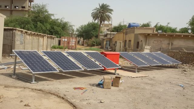 پروژه های 1500واتی نصب شده در  کارخانه سیمان زغفرانیه عراق