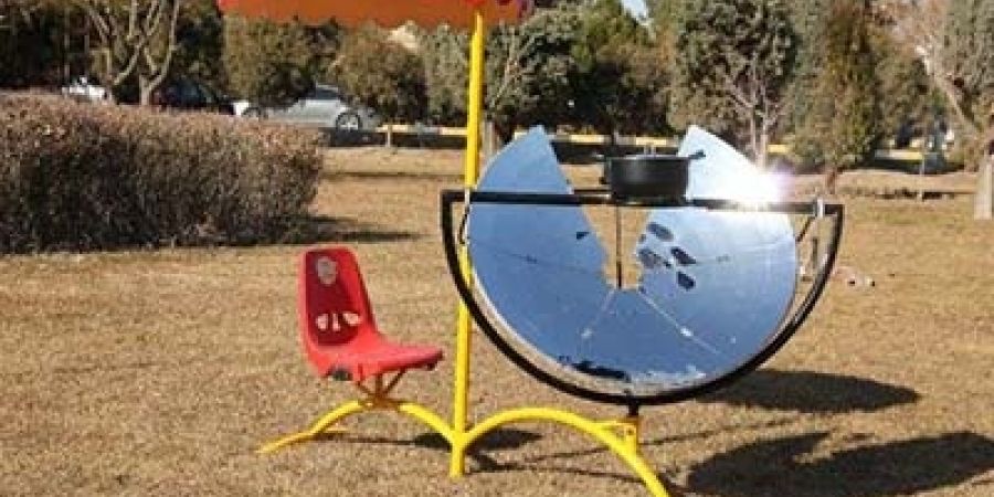 خوراک پز خورشیدی صفحه ای ساخته شد