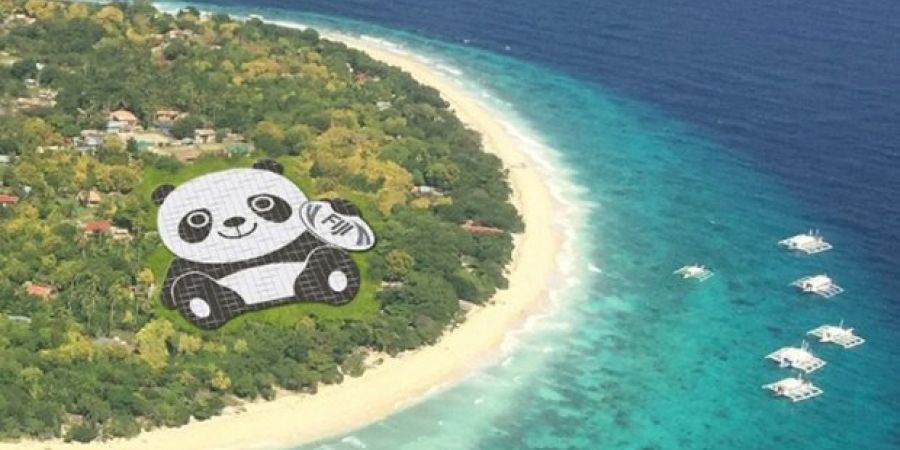 ساخت اولین مزرعه خورشیدی پاندا شکل جهان درچین