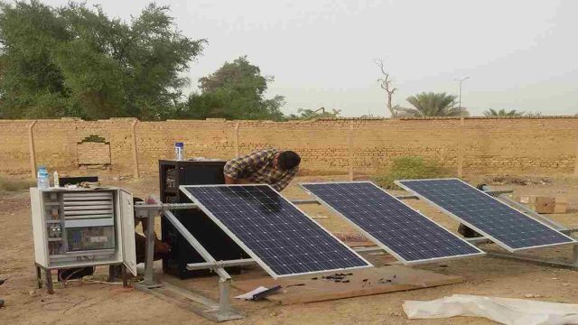 پکیج 1600وات هیبریدی نصب در منطقه عملیاتی