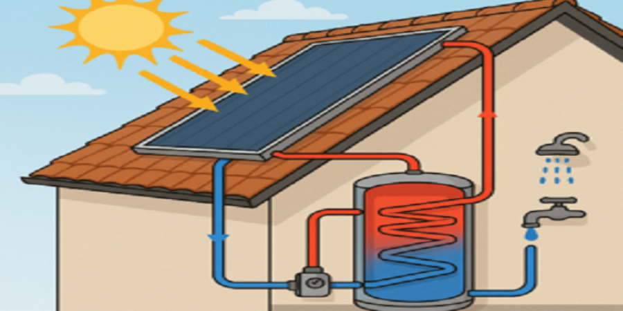 گرمایش آب خورشیدی