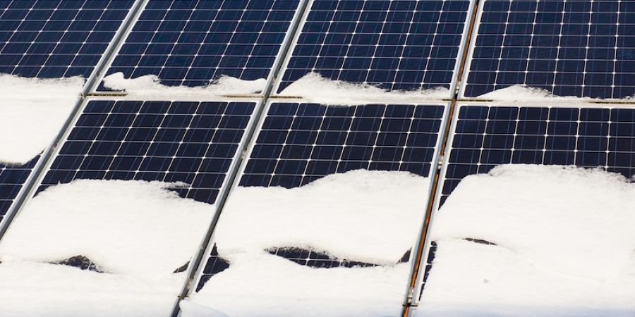 اختراع صفحات خورشیدی ضد برف