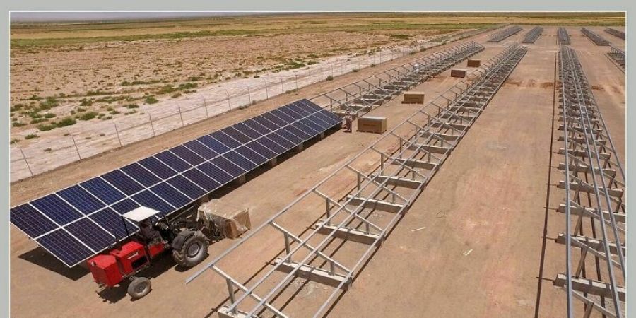 نخستین نیروگاه خورشیدی مگاواتی استان خراسان رضوی افتتاح شد