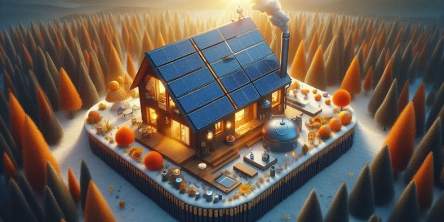 سیستم گرمایش خونگی خورشیدی