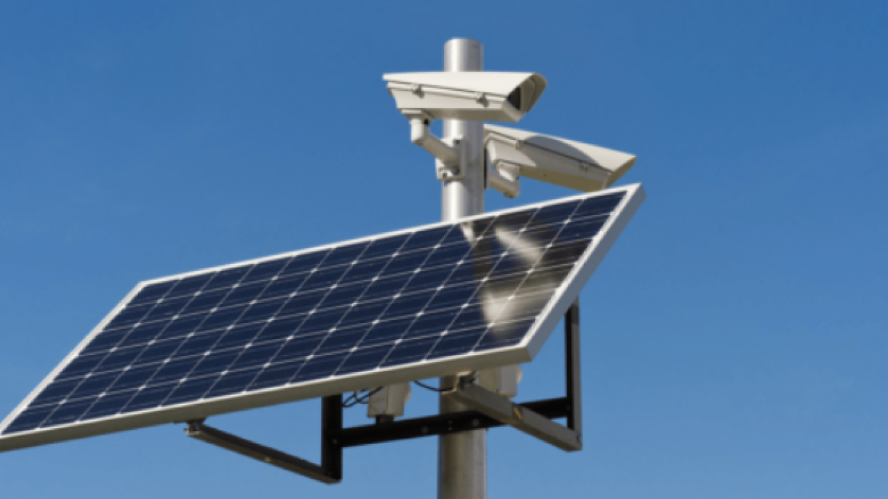 دوربین های امنیتی خورشیدی